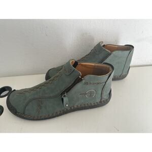 TENVEBLE NATURALLY LEATHER ZIPPER BOOTIES SHOES Size 12.5